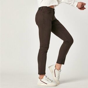Mavi Women's Dark Brown Skinny Jeans